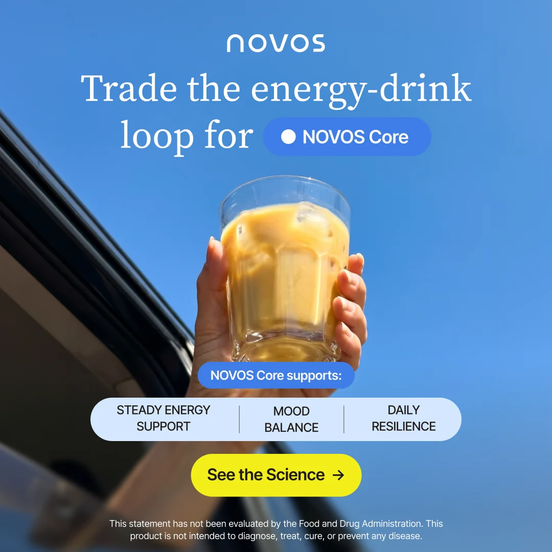 Novos static ad creative design