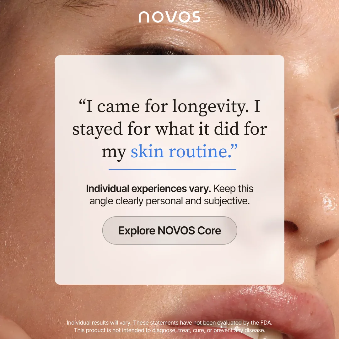 Novos static ad creative design
