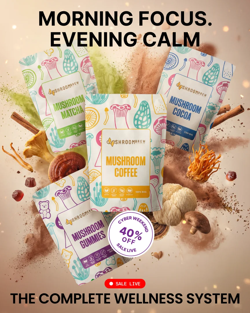 ShroomBrew static ad creative design