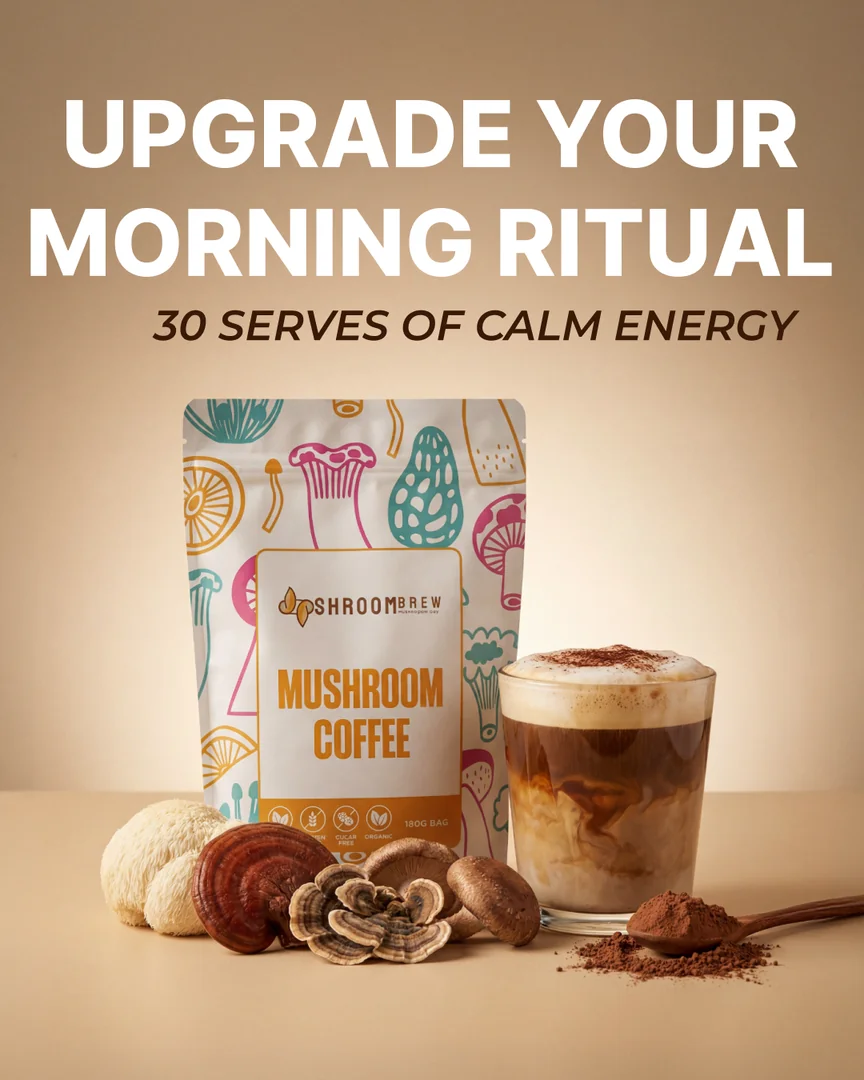 ShroomBrew static ad creative design